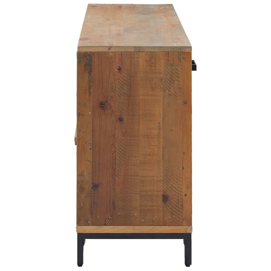 Dressoir 110x35x70 cm massief grenenhout bruin