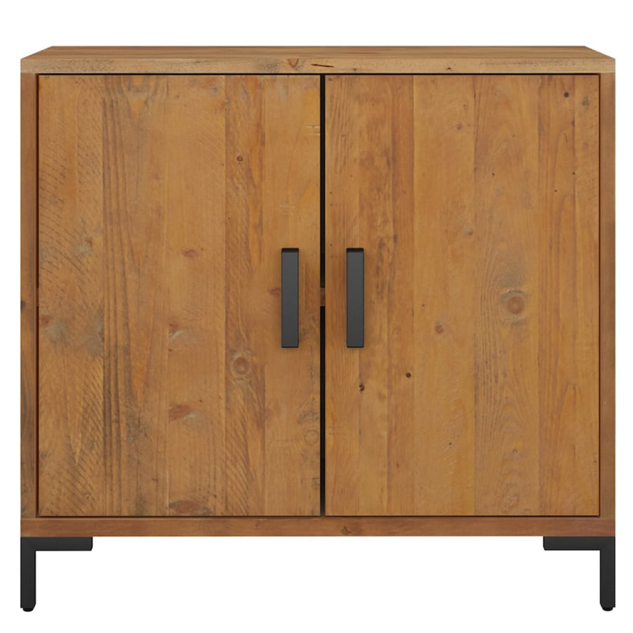 Dressoir 75X35X70 Cm Massief Grenenhout Bruin
