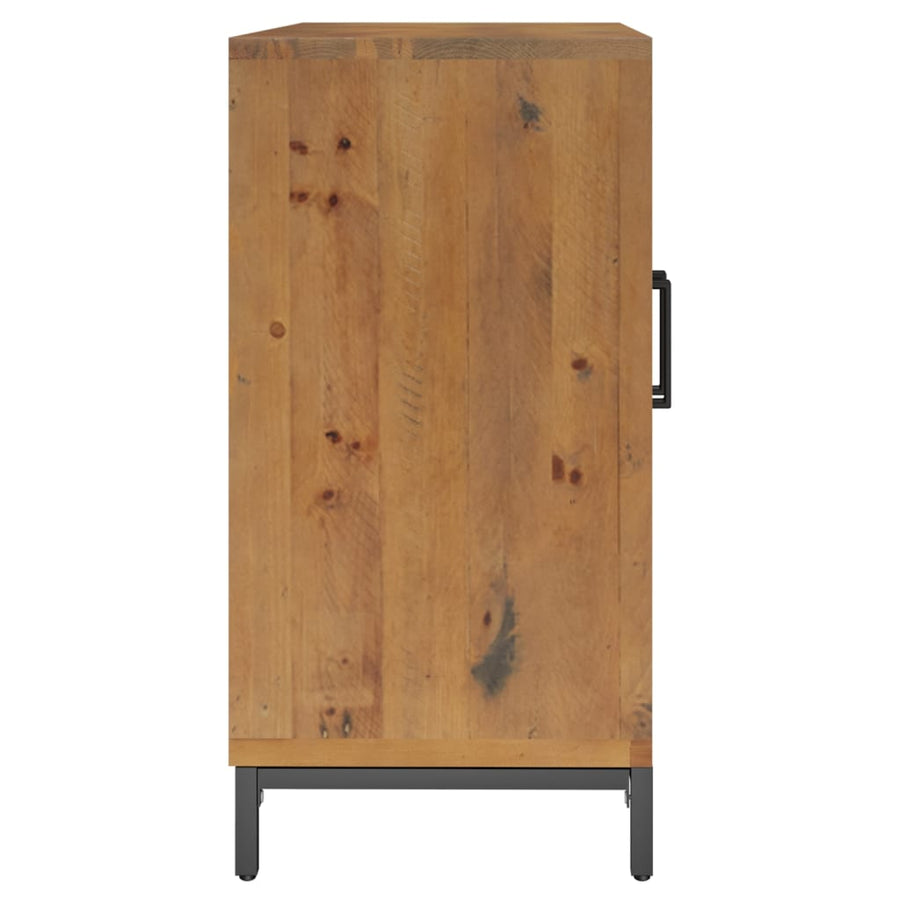 Dressoir 75X35X70 Cm Massief Grenenhout Bruin