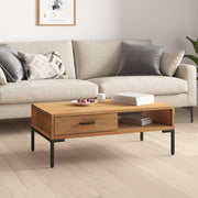 Coffee table 90x50x35 cm solid pine