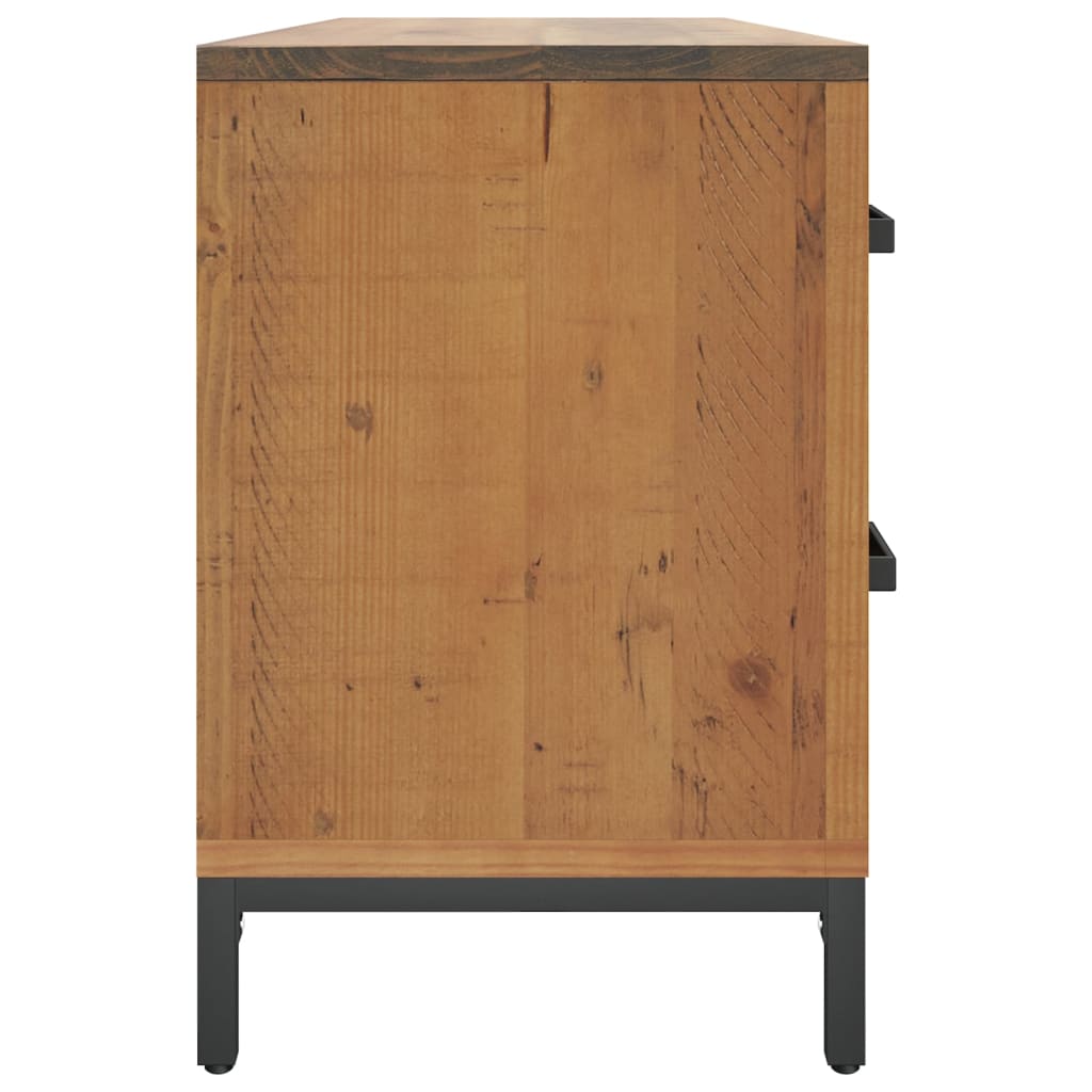 Opbergkast 0X30X45 Cm Massief Grenenhout