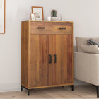 Shoe cabinet 75x40x110 cm solid pine wood