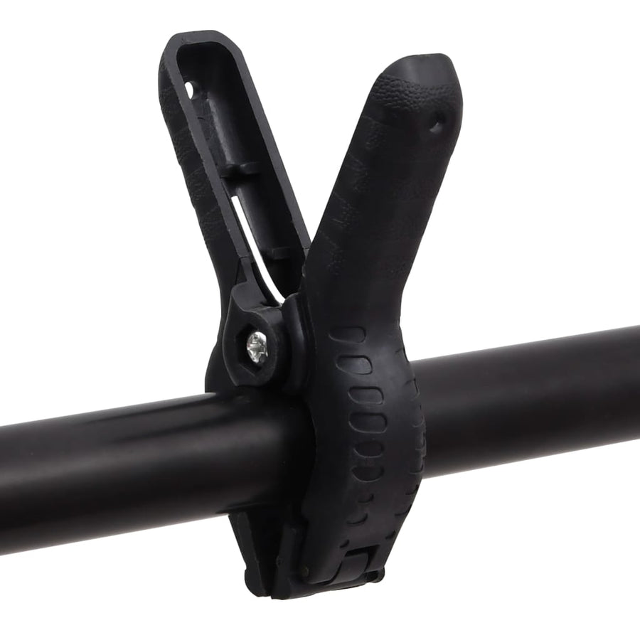 Achtergrondstandaard T-Vormig 151X60X(70-200) Cm Zwart 151 x 60 x 200 cm