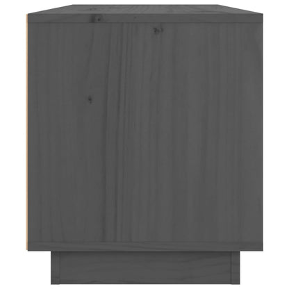 Tv-Meubel 80X34X40 Cm Massief Grenenhout Grijs