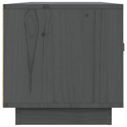 Tv-Meubel 80X34X35 Cm Massief Grenenhout Grijs