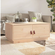 Coffee table 80x50x35 cm solid pine wood