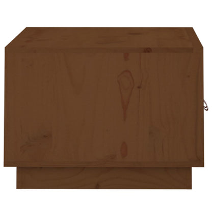 Salontafel 80X50X35 Cm Massief Grenenhout Honingbruin