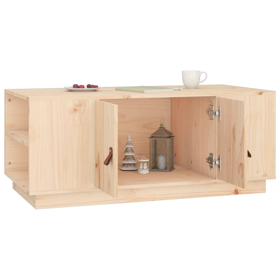 Salontafel 100X50X41 Cm Massief Grenenhout