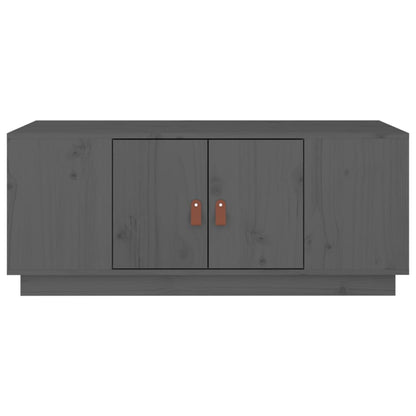 Salontafel 00X50X4 Cm Massief Grenenhout Grijs