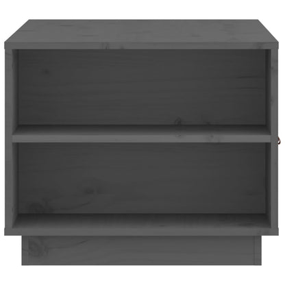 Salontafel 00X50X4 Cm Massief Grenenhout Grijs