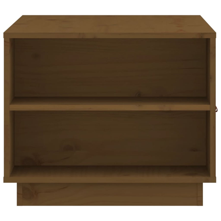 Salontafel 100X50X41 Cm Massief Grenenhout Honingbruin