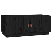 Salontafel 100X50X41 Cm Massief Grenenhout Zwart