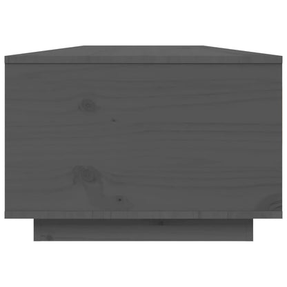 Salontafel 80X50X35,5 Cm Massief Grenenhout Grijs