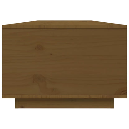 Salontafel 80X50X35,5 Cm Massief Grenenhout Honingbruin