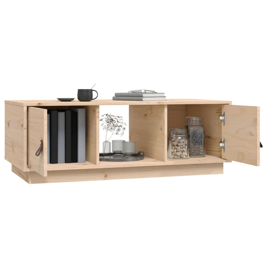 Salontafel 100X50X35 Cm Massief Grenenhout