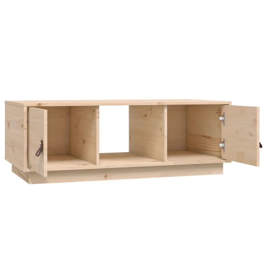 Salontafel 100X50X35 Cm Massief Grenenhout