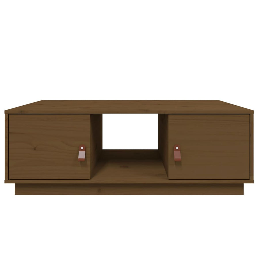 Salontafel 00X50X35 Cm Massief Grenenhout Honingbruin