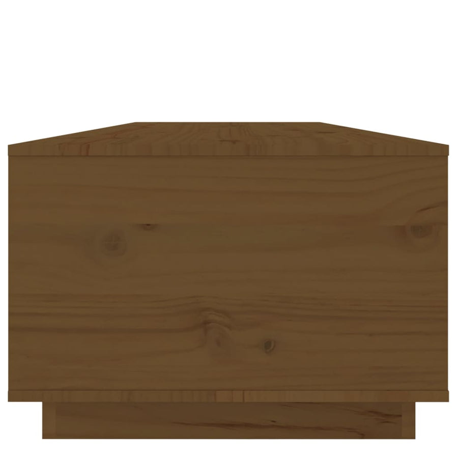 Salontafel 00X50X35 Cm Massief Grenenhout Honingbruin