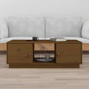 Coffee table 100x50x35 cm solid pine honey brown