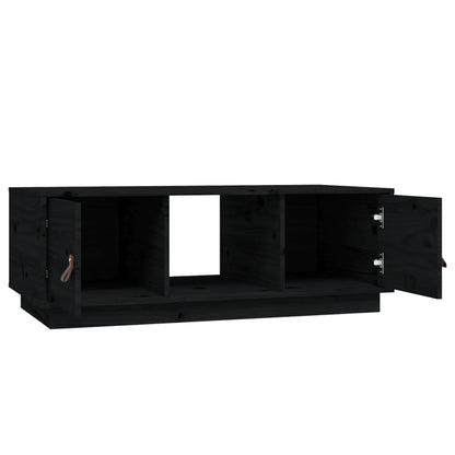 Salontafel 00X50X35 Cm Massief Grenenhout Zwart