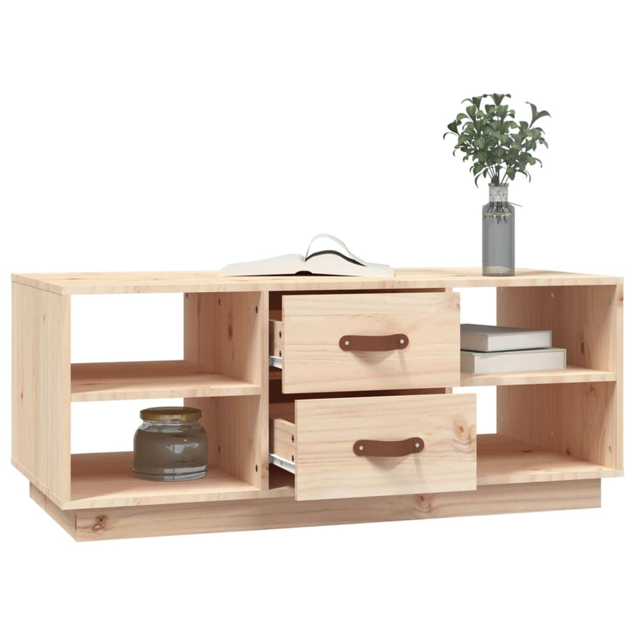 Salontafel 100X50X41 Cm Massief Grenenhout