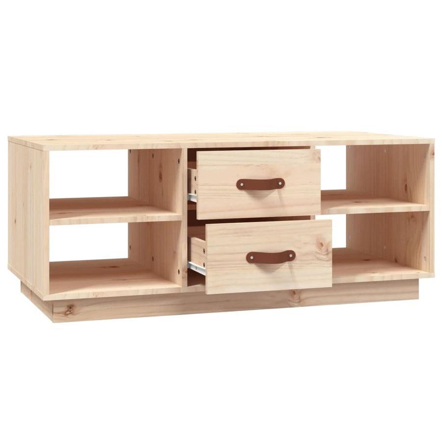 Salontafel 100X50X41 Cm Massief Grenenhout