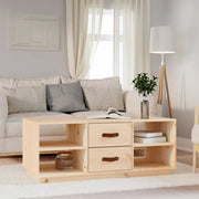 Coffee table 100x50x41 cm solid pine wood