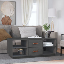 Salontafel 100X50X41 Cm Massief Grenenhout Grijs