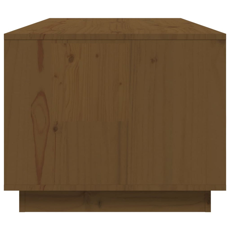 Salontafel 100X50X41 Cm Massief Grenenhout Honingbruin
