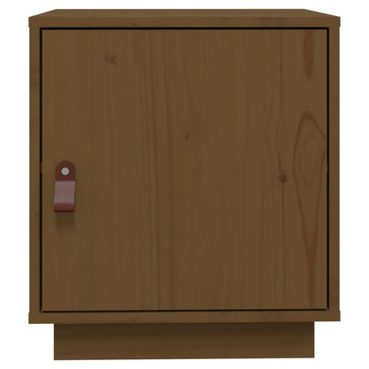 Nachtkastje 40X34X45 Cm Massief Grenenhout Honingbruin