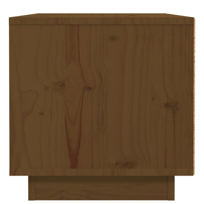 Nachtkastje 40X34X35 Cm Massief Grenenhout Honingbruin