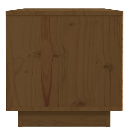 Nachtkastjes 2 St 40X34X55 Cm Massief Grenenhout Honingbruin