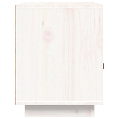 Nachtkastjes 2 St 40X34X45 Cm Massief Grenenhout Wit