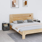 Bedside tables 2 pcs 40x34x45 cm solid pine wood grey