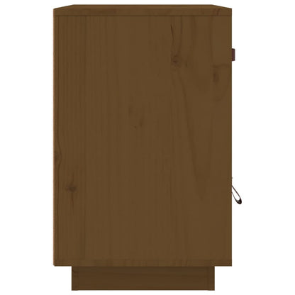 Nachtkastje 40X34X55 Cm Massief Grenenhout Honingbruin