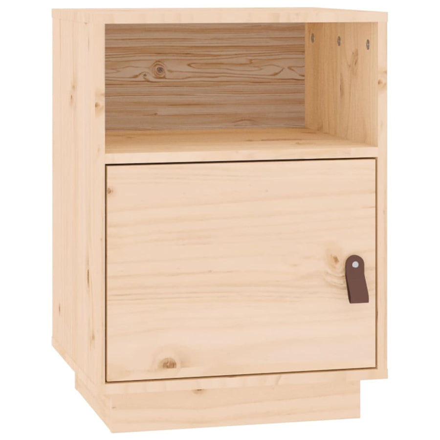 Nachtkastjes 40X34X55 Cm Massief Grenenhout 2 Naturel