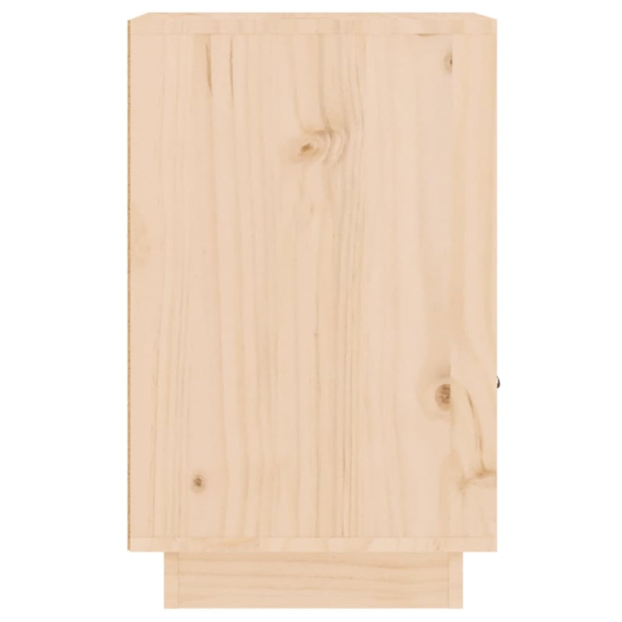 Nachtkastjes 40X34X55 Cm Massief Grenenhout 2 Naturel