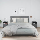 Bedside tables 2 pcs 40x34x55 cm solid pine wood grey