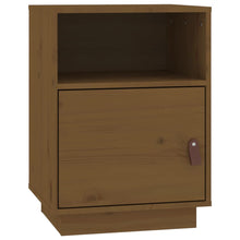 Nachtkastje 40X34X55 Cm Massief Grenenhout Honingbruin
