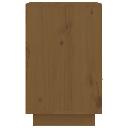 Nachtkastjes 2 St 40X34X55 Cm Massief Grenenhout Honingbruin