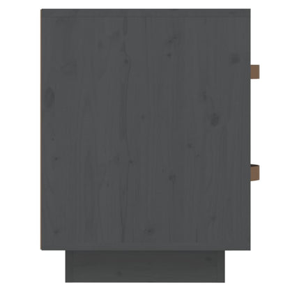   Nachtkastjes 2 St 40X34X45 Cm Massief Grenenhout Grijs