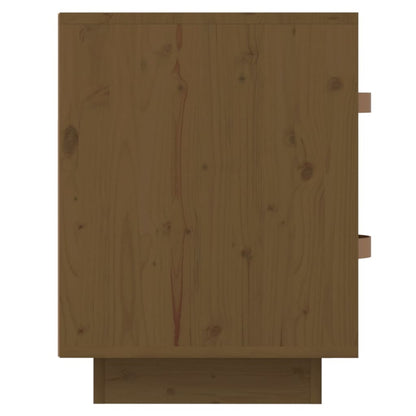   Nachtkastje 40X34X45 Cm Massief Grenenhout Honingbruin