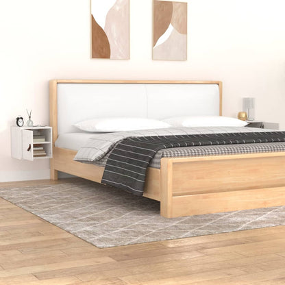 Wandkasten 31,5X30X30 Cm Massief Grenenhout 2 Wit