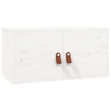 Wandkast 60X30X30 Cm Massief Grenenhout Wit