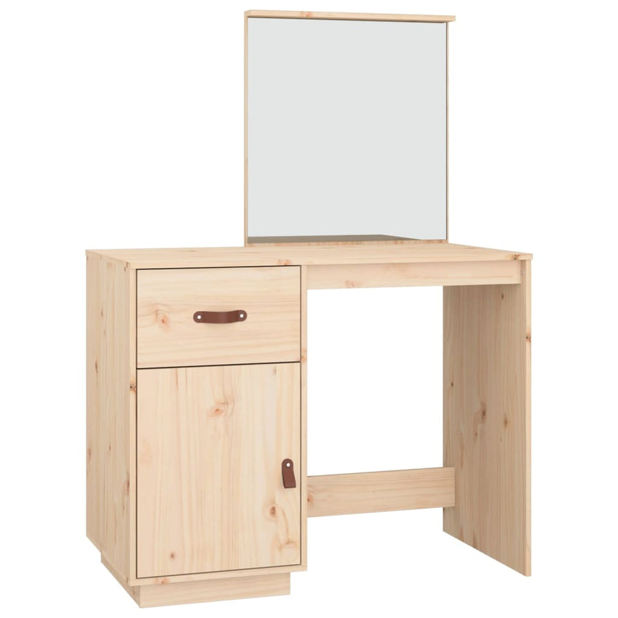 Kaptafel 95X50X134 Cm Massief Grenenhout Naturel