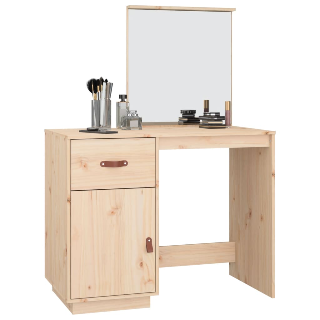 Kaptafel 95X50X134 Cm Massief Grenenhout Naturel