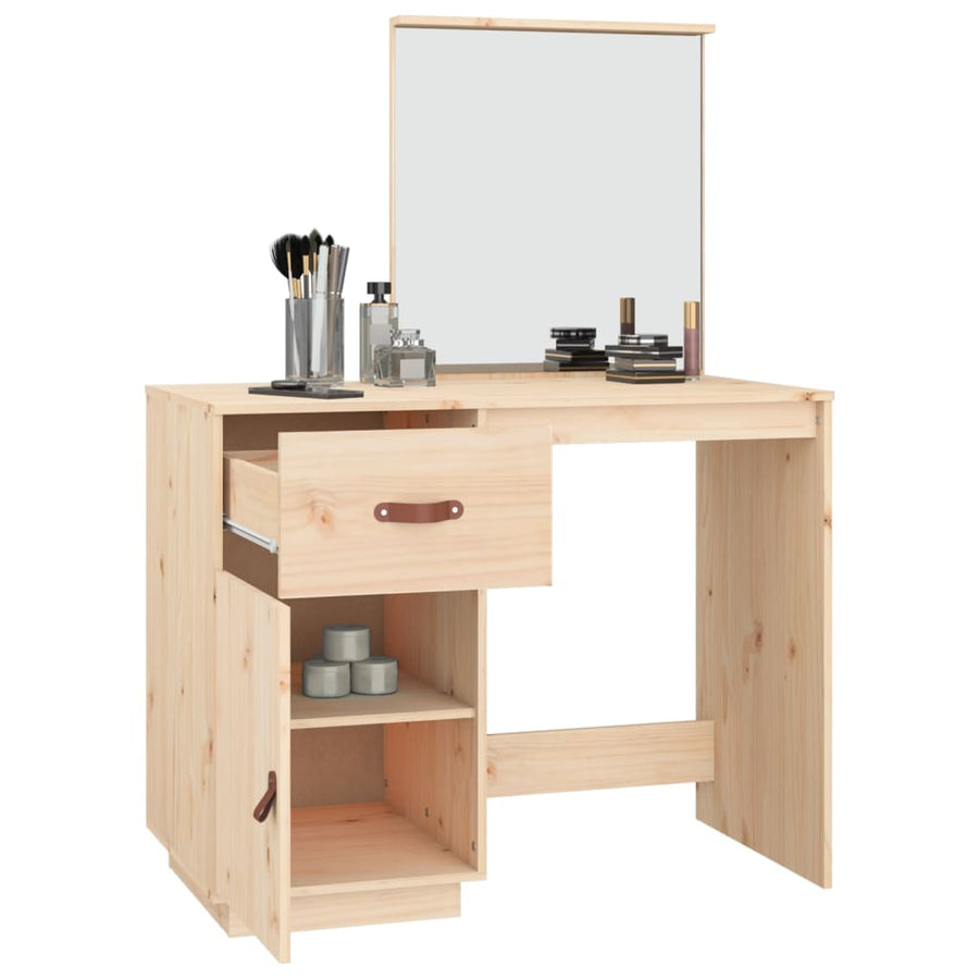 Kaptafel 95X50X134 Cm Massief Grenenhout Naturel