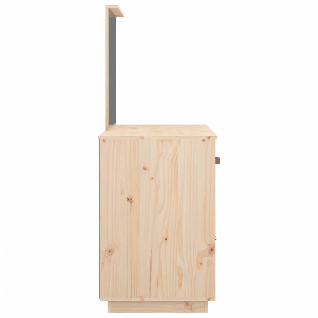 Kaptafel 95X50X134 Cm Massief Grenenhout Naturel