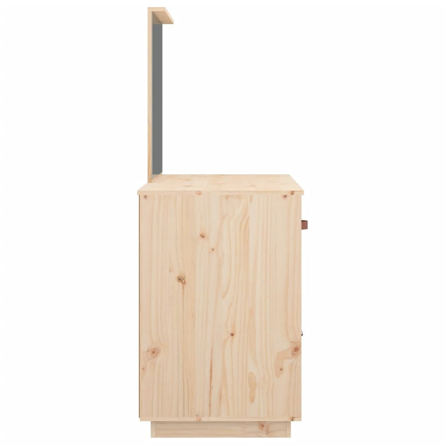 Kaptafel 95X50X134 Cm Massief Grenenhout Naturel