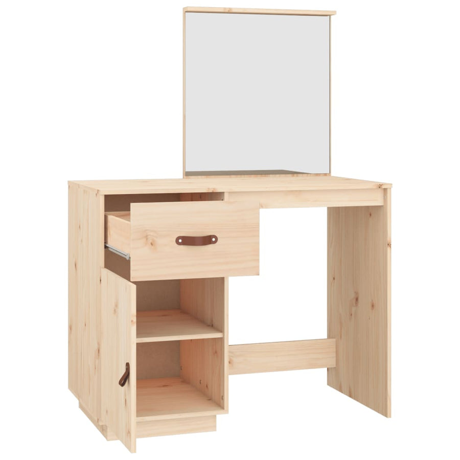 Kaptafel 95X50X134 Cm Massief Grenenhout Naturel